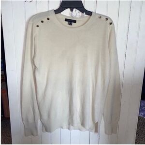 Atmosphere Crewneck Sweater Cream Size 12